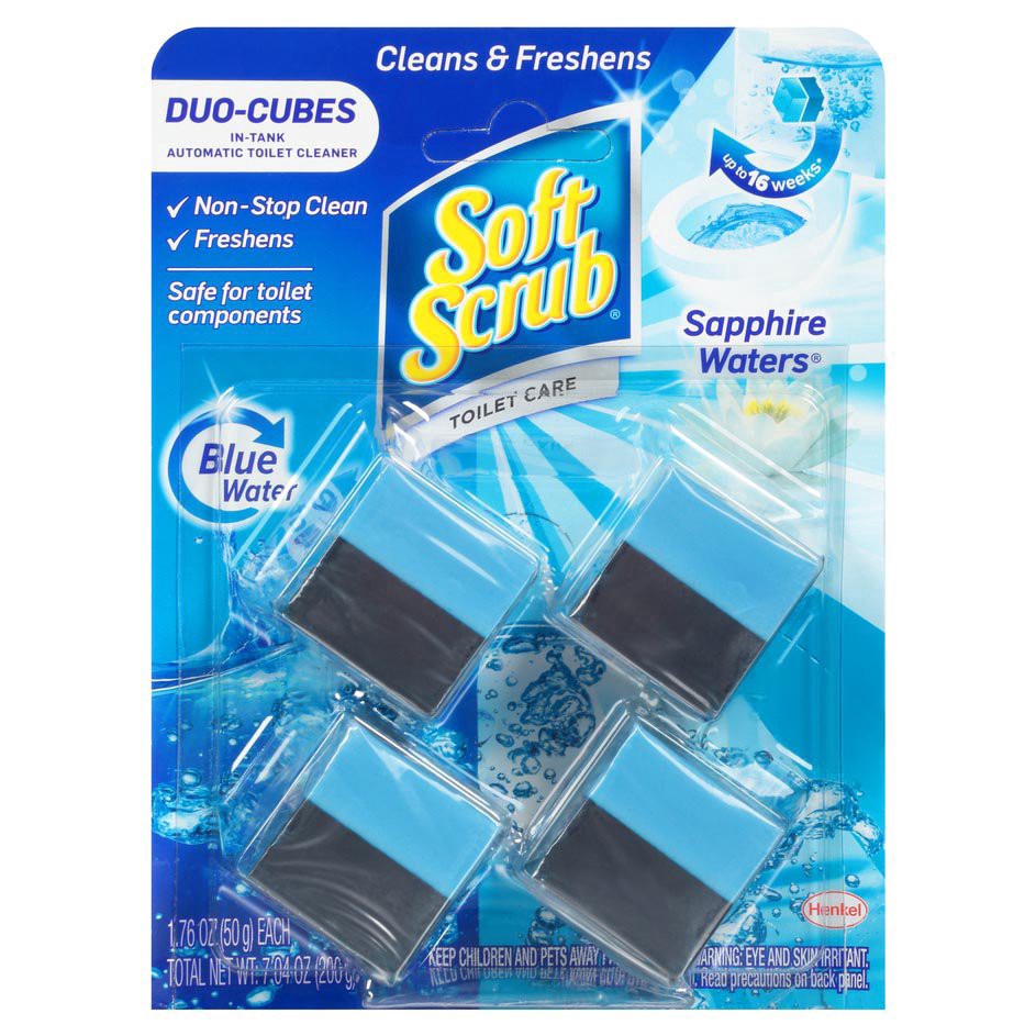 slide 1 of 1, Soft Scrub Duo Cubes Sapphire Water, 4 ct