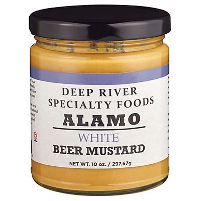 slide 1 of 1, Deep River Specialty Foods Alamo White Beer Mustard, 10.5 oz