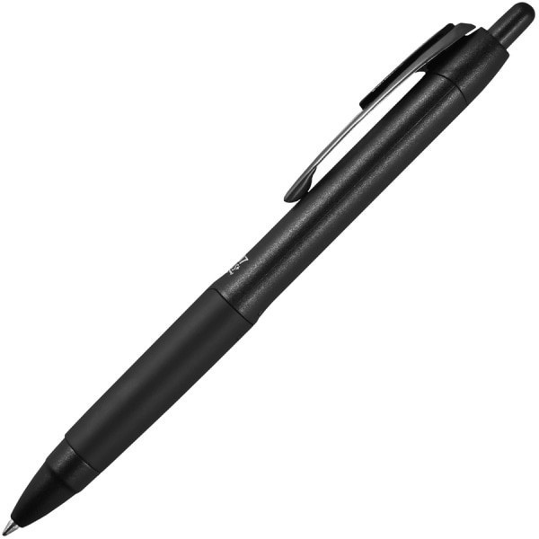 slide 3 of 7, Uniball 207 Plus+ Gel Pen - Medium Pen Point - 0.7 Mm Pen Point Size - Retractable - Black Gel-Based, Nanofiber Ink Ink - Black Metal Barrel - 1 / Dozen, 1 ct