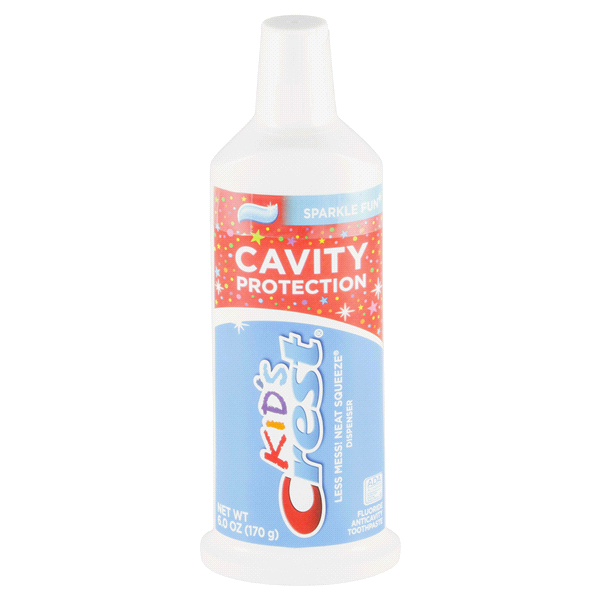 slide 1 of 1, Crest Kid's Cavity Protection Sparkle Fun Toothpaste, 6 oz