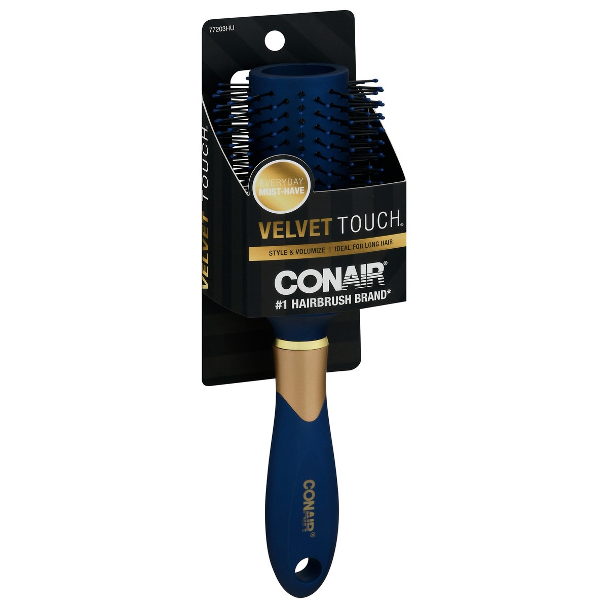 slide 6 of 11, Conair Velvet Touch Round Brush, 1 ct