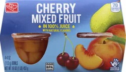 Harris Teeter Fruit Cups - Cherry Mixed Fruit - 16 oz