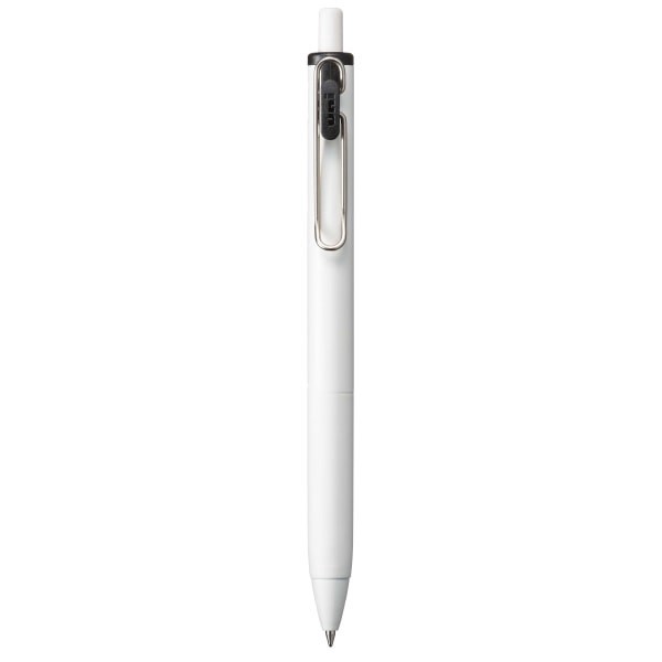 slide 4 of 10, Uni-Ball One Retractable Gel Pens, Medium Point, 0.7 Mm, White Barrel, Black Ink, Pack Of 12 Pens, 12 ct