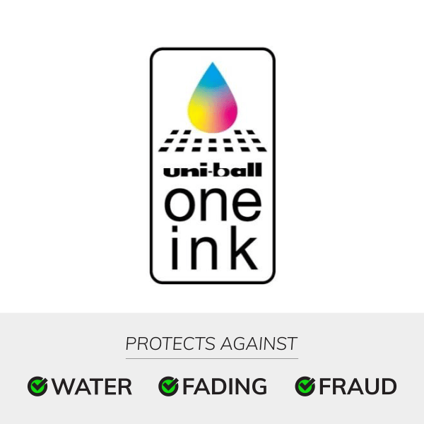 slide 8 of 10, Uni-Ball One Retractable Gel Pens, Medium Point, 0.7 Mm, White Barrel, Black Ink, Pack Of 12 Pens, 12 ct