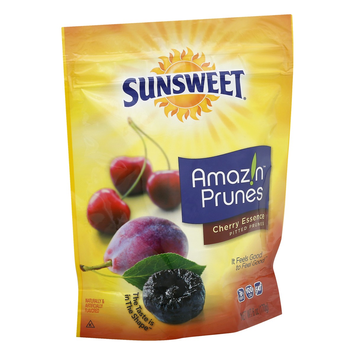 slide 2 of 11, Sunsweet Amazin Pitted Cherry Essence Prunes 1 6 oz, 6 oz