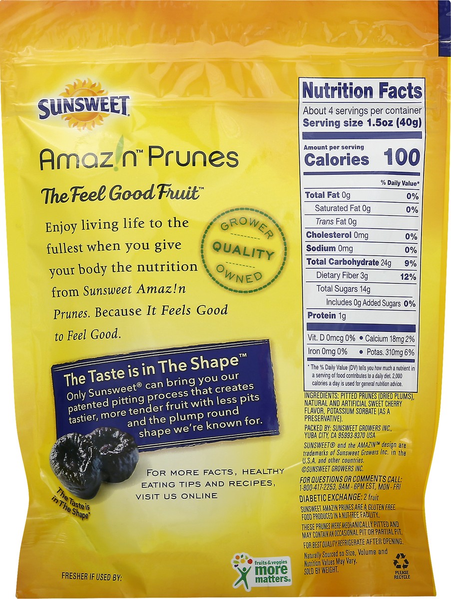 slide 7 of 11, Sunsweet Amazin Pitted Cherry Essence Prunes 1 6 oz, 6 oz