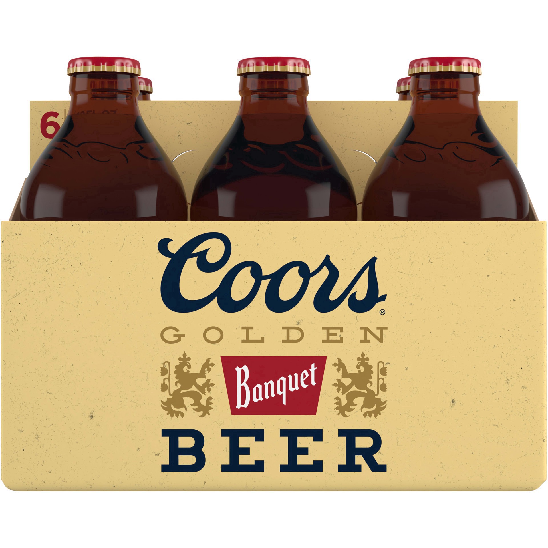 slide 5 of 5, Coors Golden Banquet American Lager Beer, 5% ABV, 6 ct; 12 oz