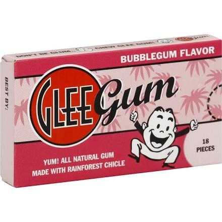 slide 1 of 1, Glee Gum All Natural Bubblegum Flavor Chewing Gum, 16 ct