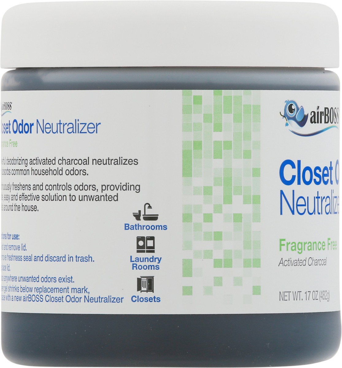 slide 7 of 9, Airboss Charcoal Odor Neutralizing Gel, 17 oz