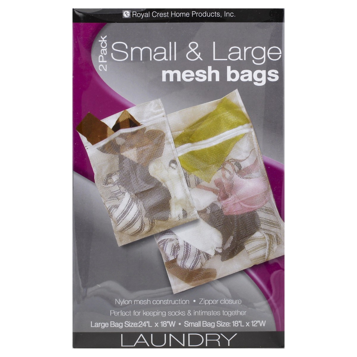 slide 2 of 2, Royal Crest Mesh Bags 2 ea, 2 ct