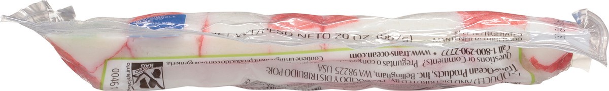 slide 5 of 9, Trans-Ocean Crab Supreme Leg Style Imitation Crab Value Pack 20 oz, 