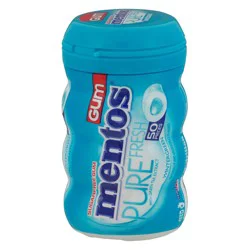 Mentos Pure Fresh Sugar Free Wintergreen Gum 50 Pieces