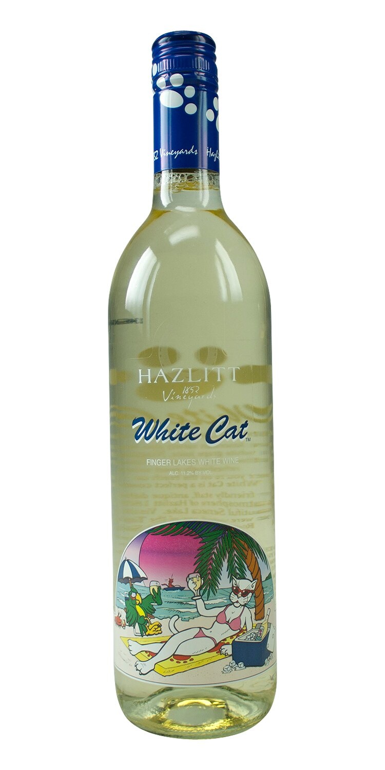 slide 1 of 1, Hazlitt White Cat, 750 ml