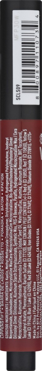 slide 8 of 11, NYX Professional Makeup Risktaker SCLS09 Matte Lipstick 0.05 oz, 0.05 fl oz