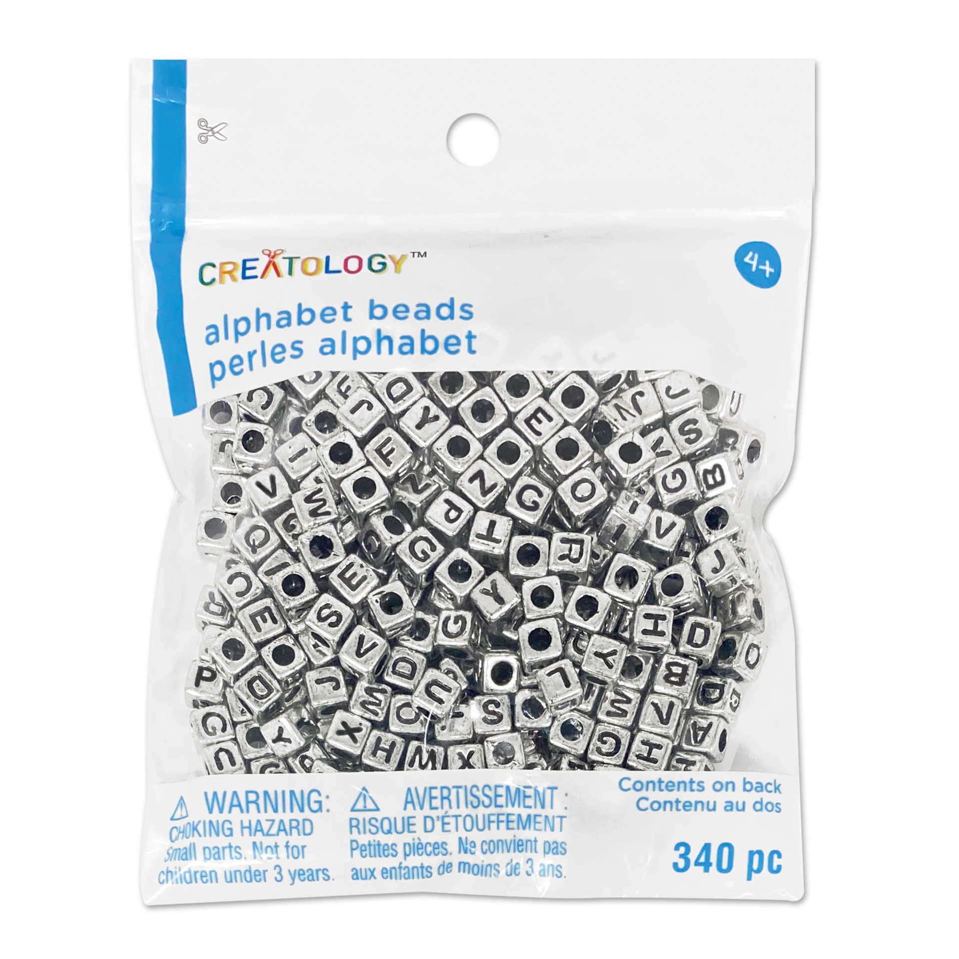 slide 3 of 3, Alphabet Cube Beads, 6.5mm By Creatology, 6.5 mm