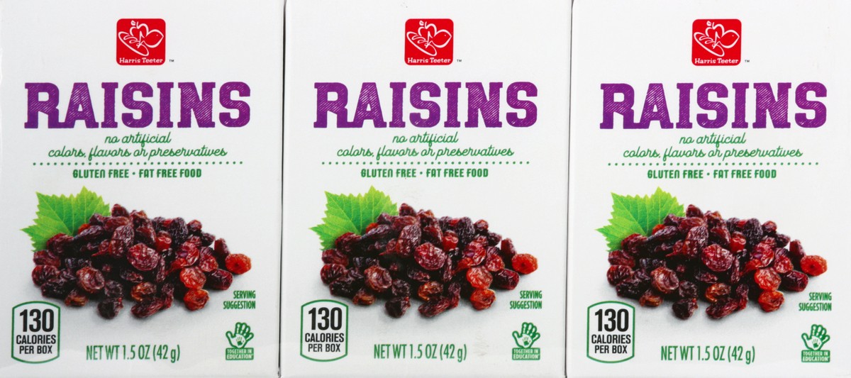 slide 1 of 12, Harris Teeter California Seedless Raisins, 9 oz