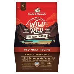 Stella & Chewy's Wild Red Raw Coated High Protein Grain & Legume Free Red Meat Recipe Dry Dog Food, 3.5 lbs.