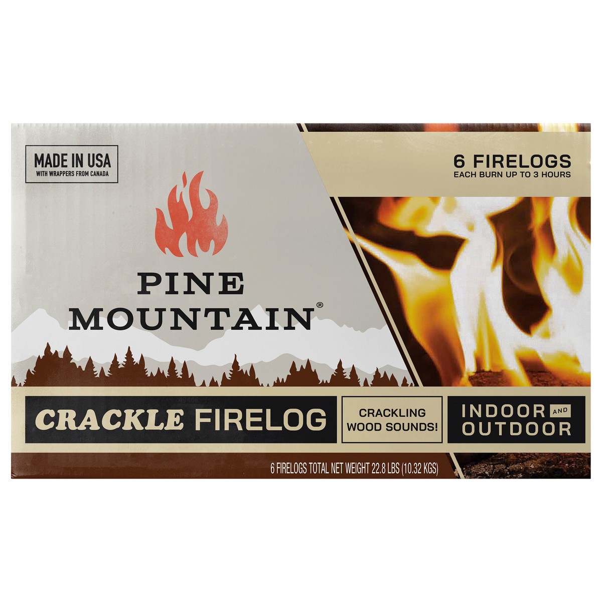 slide 1 of 10, Pine Mountain Crackle Firelog 6 ea, 6 ct