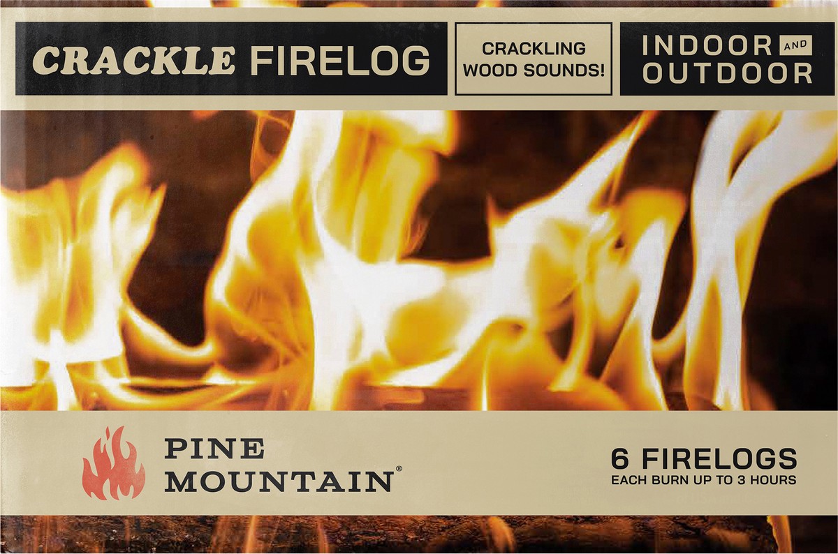 slide 5 of 10, Pine Mountain Crackle Firelog 6 ea, 6 ct