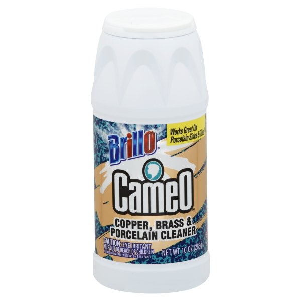 slide 1 of 1, Brillo Cameo Copper, Brass & Porcelain Cleaner, 10 oz