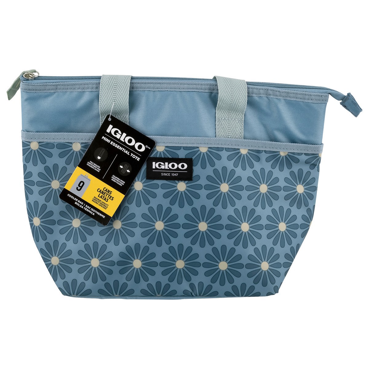 slide 1 of 11, Igloo Retro Floral Essential Tote Cooler Bag Mini 1 ea, 1 ct