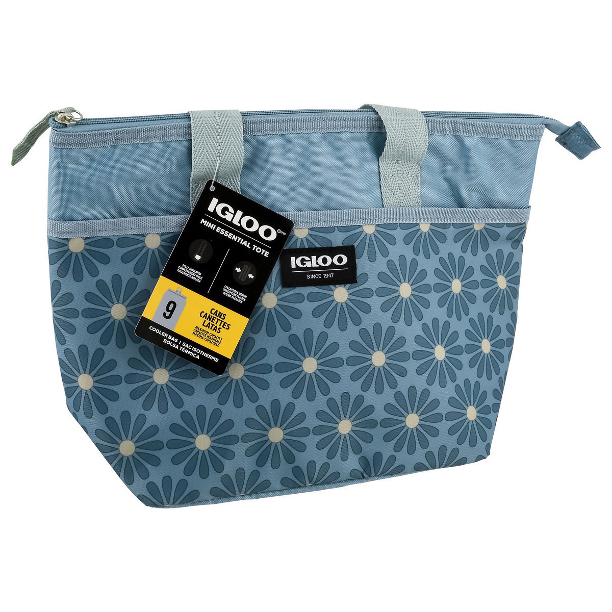 slide 6 of 11, Igloo Retro Floral Essential Tote Cooler Bag Mini 1 ea, 1 ct