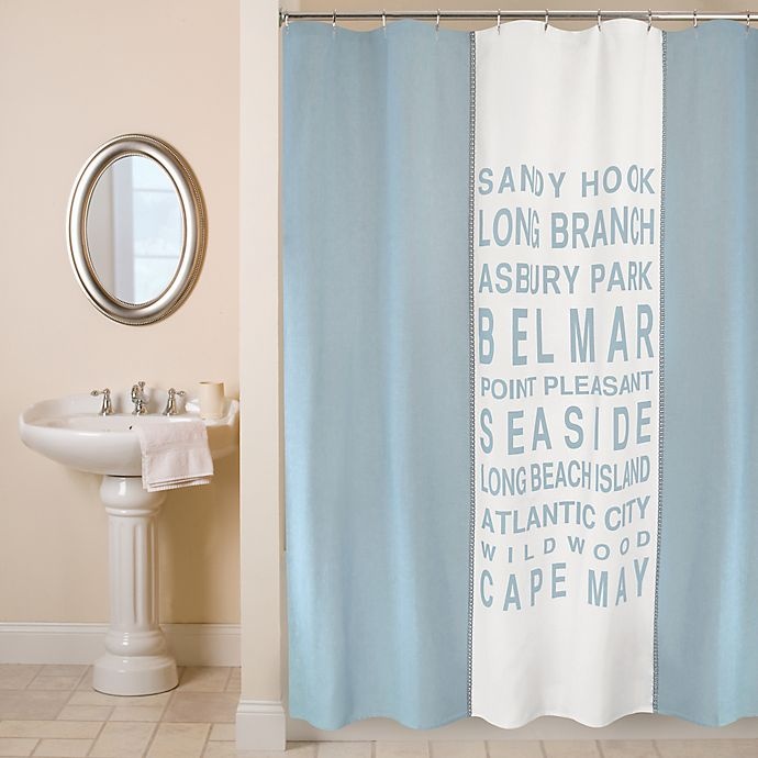 slide 1 of 1, Park B. Smith Jersey Shore Shower Curtain, 1 ct
