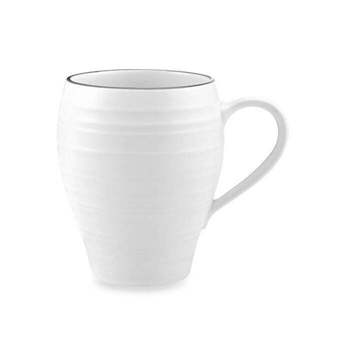 slide 1 of 1, Mikasa Swirl Banded Mug, 1 ct