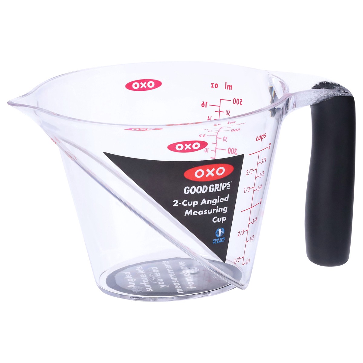 slide 2 of 9, OXO Good Grips - Angled Measure 2 Cup, 2 cups