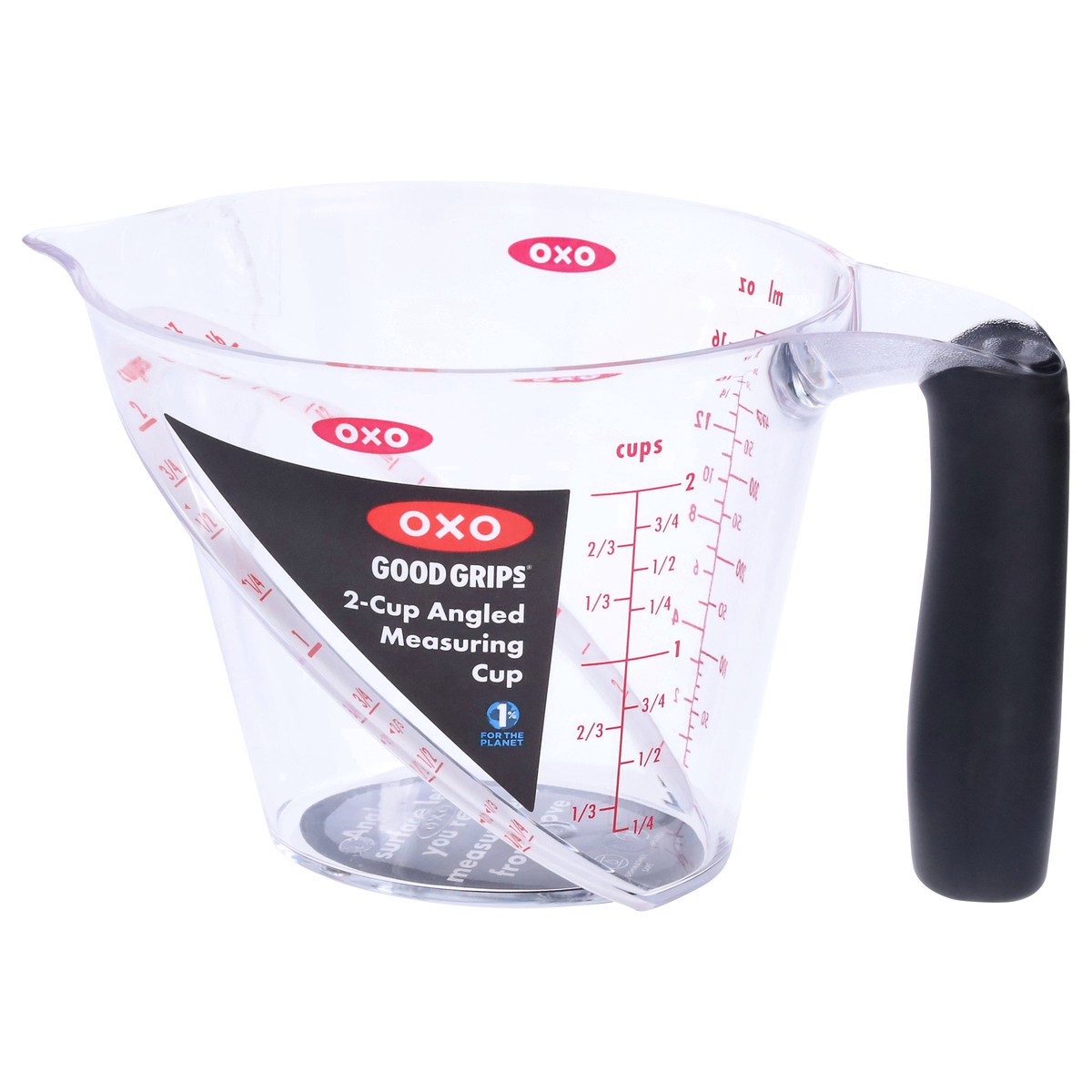 slide 3 of 9, OXO Good Grips - Angled Measure 2 Cup, 2 cups