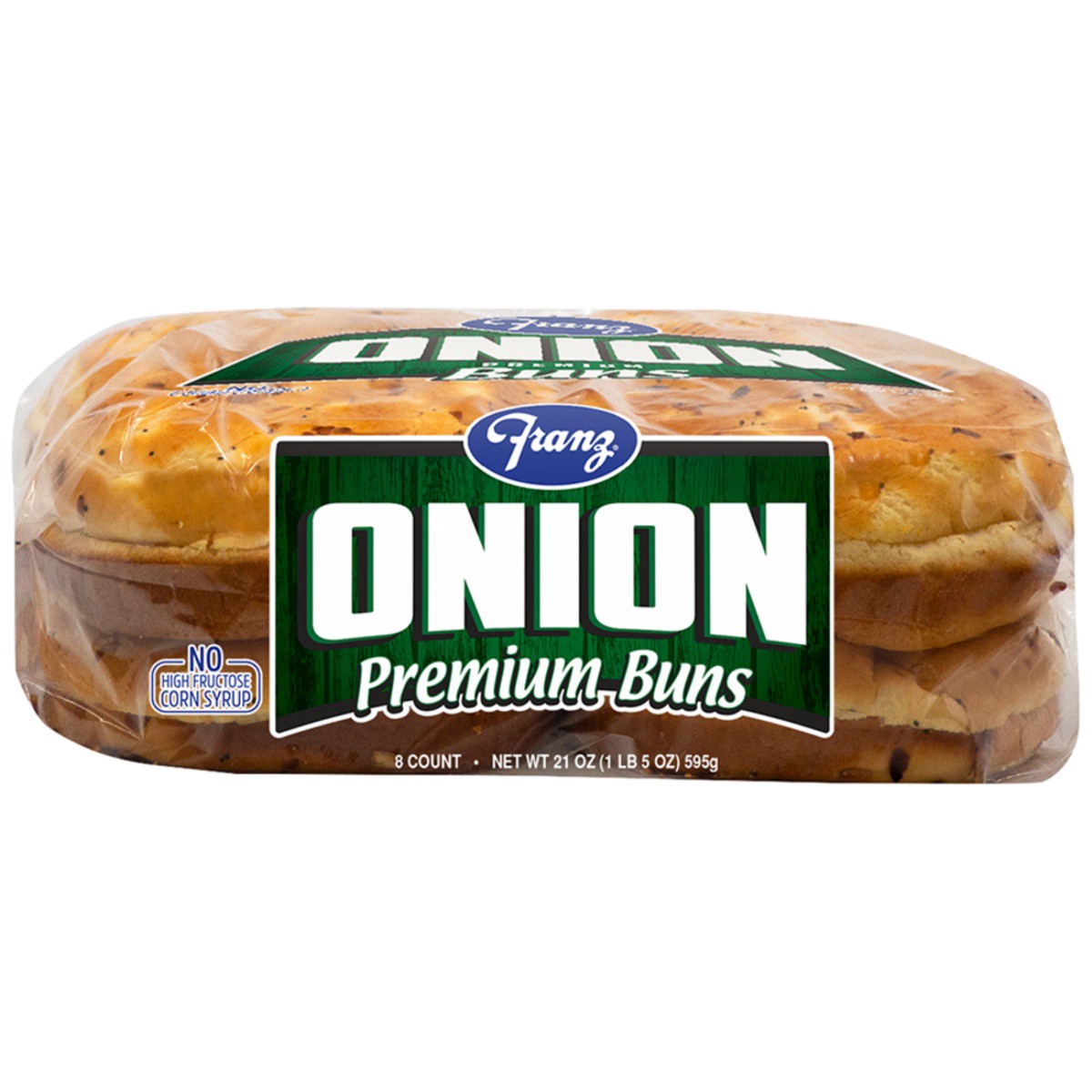 slide 4 of 6, Franz BBQ Onion Hamburger Buns 21oz, 21 oz