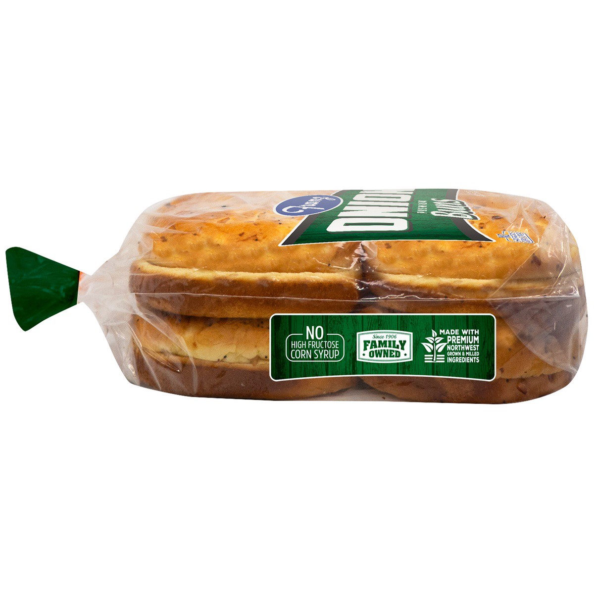 slide 3 of 6, Franz BBQ Onion Hamburger Buns 21oz, 21 oz