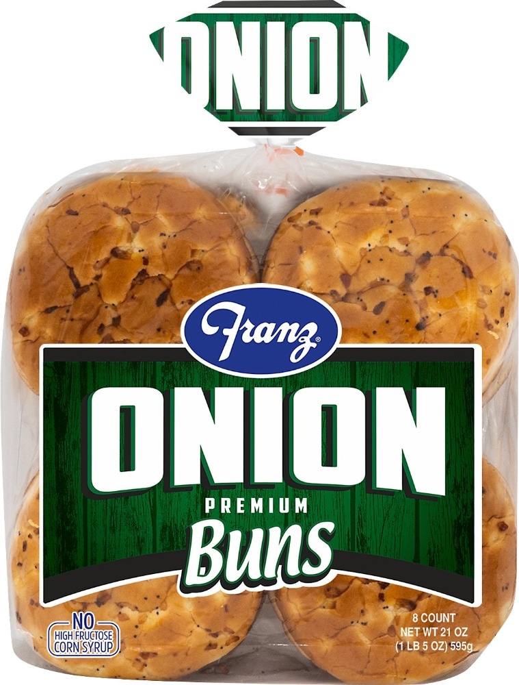 slide 1 of 1, Franz Buns Onionville Sweet Onion, 21 oz