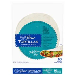 Kroger Soft Taco Size Flour Tortillas