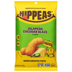 Hippeas Baked Jalapeno Cheddar Blaze Flavored Chickpea Puffs 4 oz