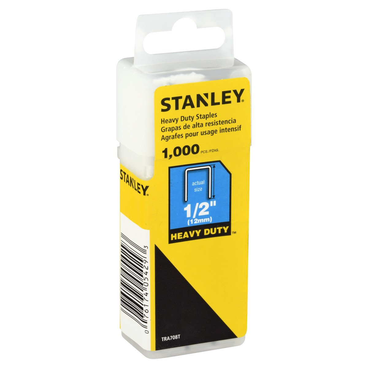 slide 6 of 8, STANLEY 1/2 Inches Staples 1000 ea, 1000 ct