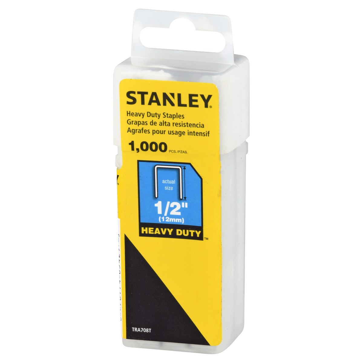 slide 2 of 8, STANLEY 1/2 Inches Staples 1000 ea, 1000 ct