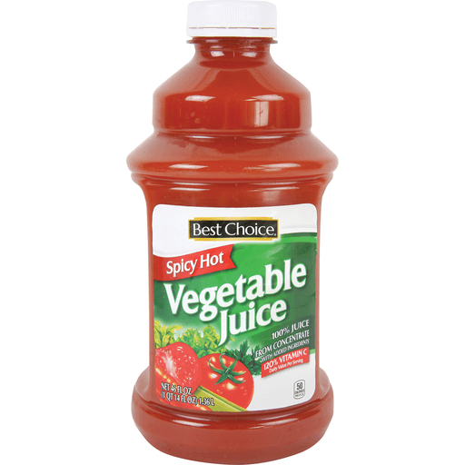 slide 1 of 1, Best Choice Spicy Hot Vegetable Juice - 46 oz, 46 oz