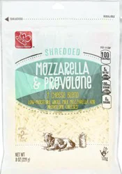 Harris Teeter Shredded Mozzarella & Provolone Cheese - 8 oz