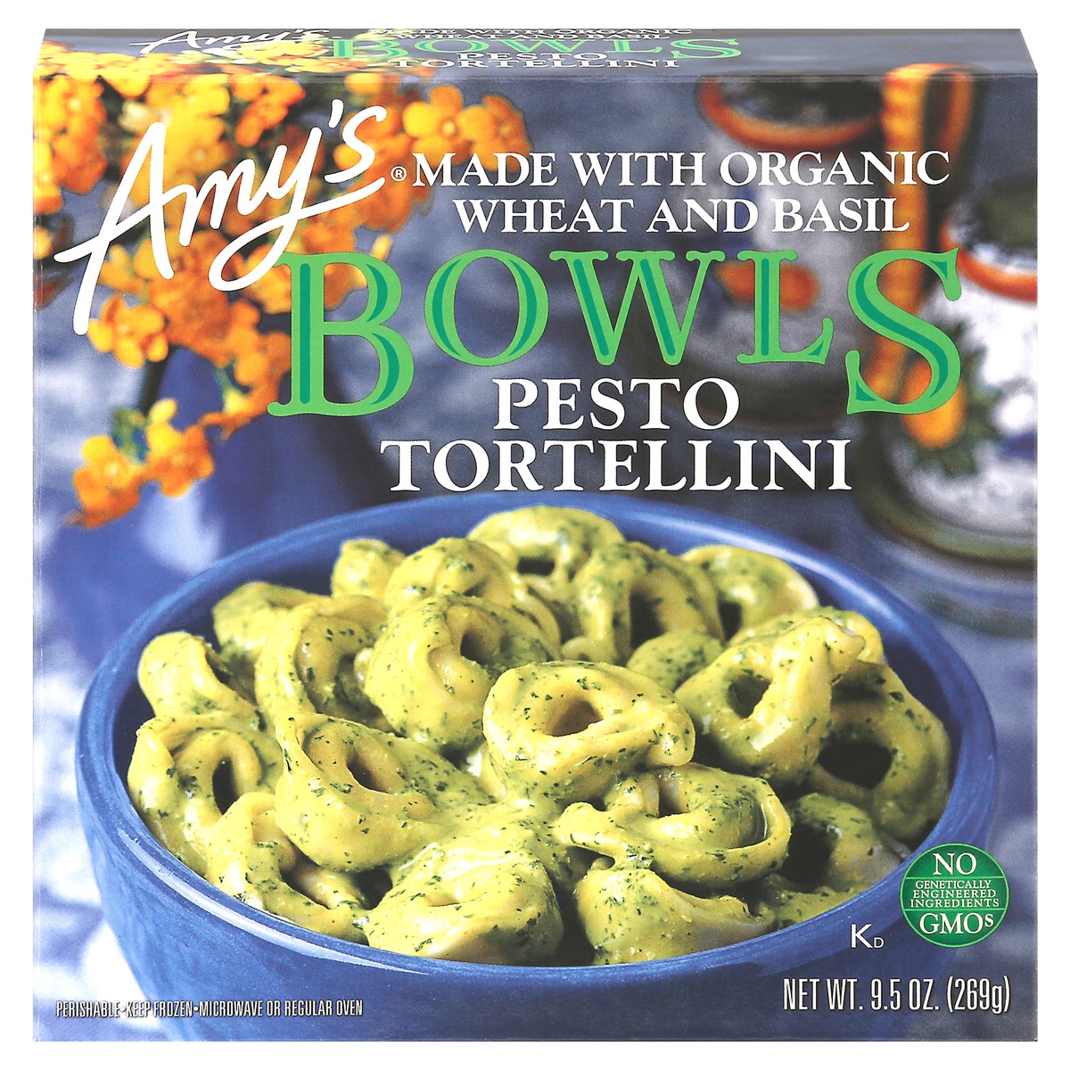 slide 1 of 10, Amy's Bowls Pesto Tortellini Pesto Tortellini 9.5 oz, 9.5 oz