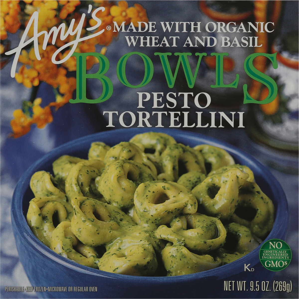 slide 8 of 10, Amy's Bowls Pesto Tortellini Pesto Tortellini 9.5 oz, 9.5 oz