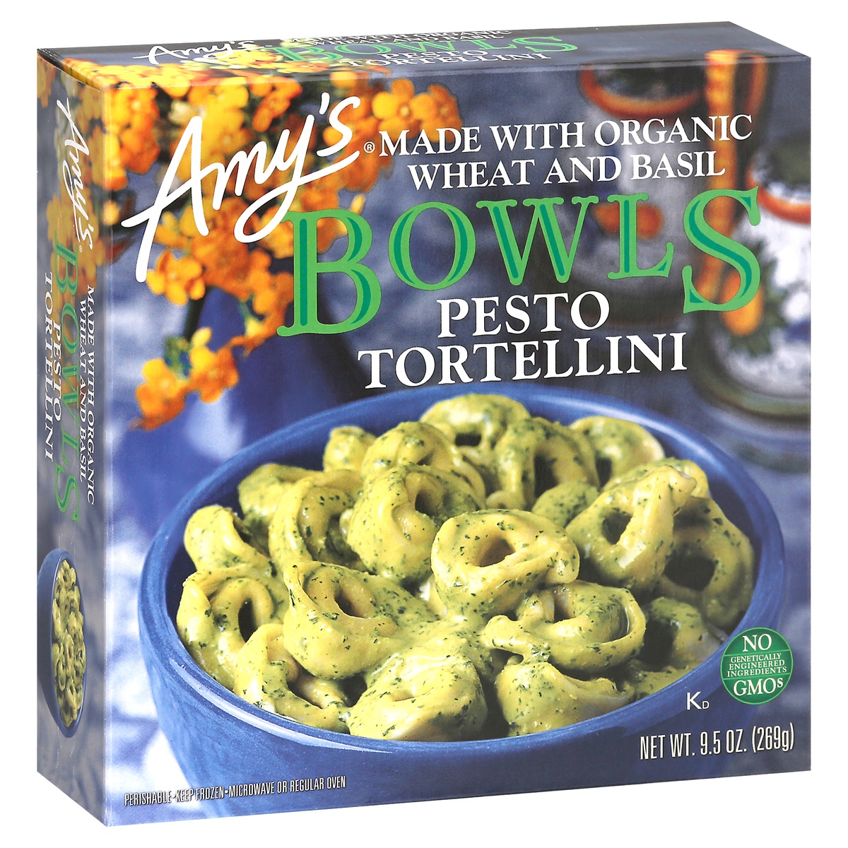 slide 10 of 10, Amy's Bowls Pesto Tortellini Pesto Tortellini 9.5 oz, 9.5 oz