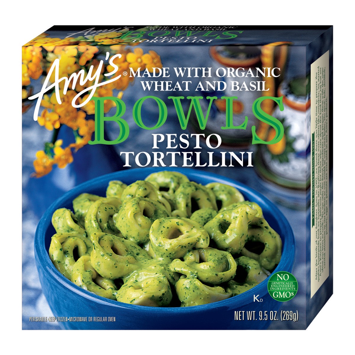 slide 1 of 9, Amy's Amy''s Pesto Tortellini Bowl, 9.5 oz