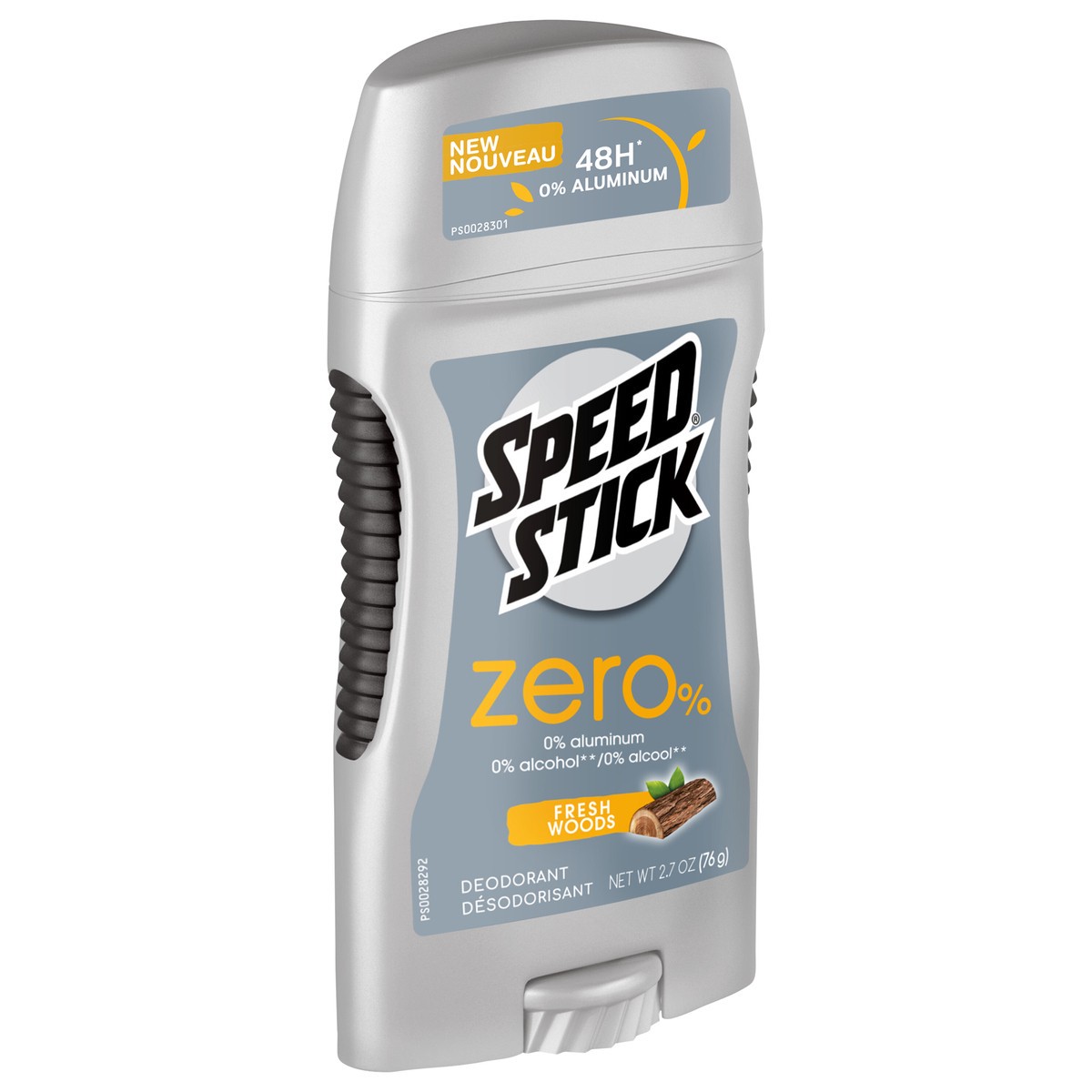 slide 5 of 8, Speed Stick Zero Deodorant for Men, Fresh Woods, 2.7 Oz, 2.7 oz