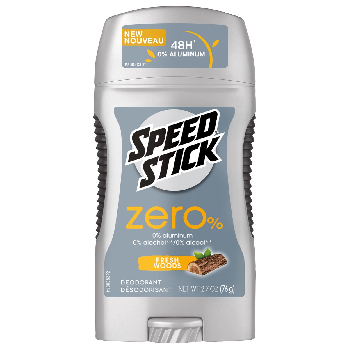 slide 1 of 8, Speed Stick Zero Deodorant for Men, Fresh Woods, 2.7 Oz, 2.7 oz