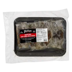 Phillips Wild Caught Maryland Soft Shell Blue Crabs Frozen
