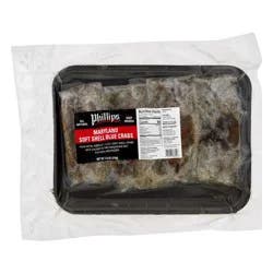 Phillips Wild Caught Maryland Soft Shell Blue Crabs Frozen