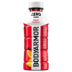 BODYARMOR Zero Sugar Fruit Punch Electrolyte Sports Drink, 16 fl oz Bottle