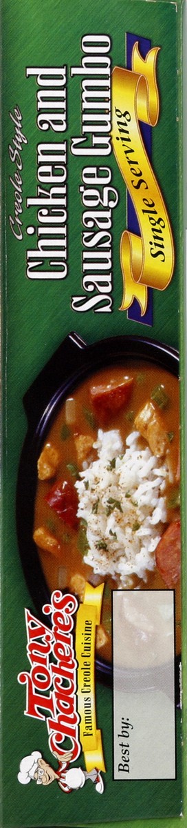 slide 4 of 5, Tony Chachere's Big Ez Chicken/Sausage Gumbo, 12 oz