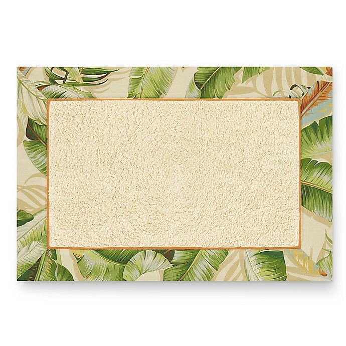 slide 1 of 2, Tommy Bahama Palmiers Bath Mat - Green, 30 in x 20 in